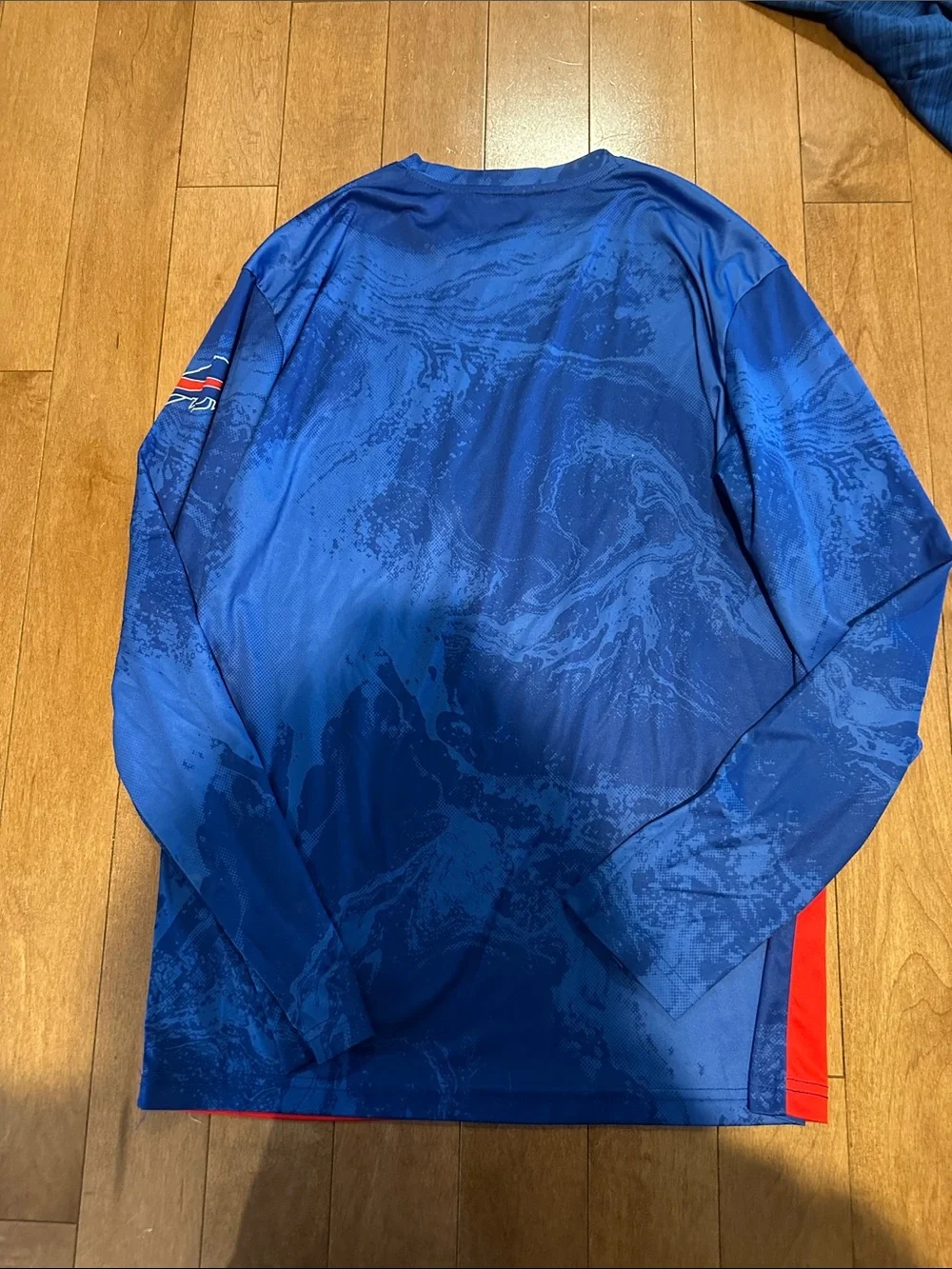 Lot of 3 Buffalo Bills Kids Long-Sleeve Team Shirts - Red, Royal Blue, Gray!